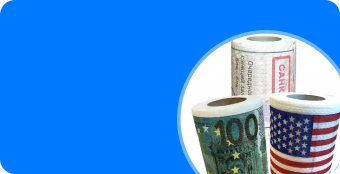 Туалетная бумага, размер 340