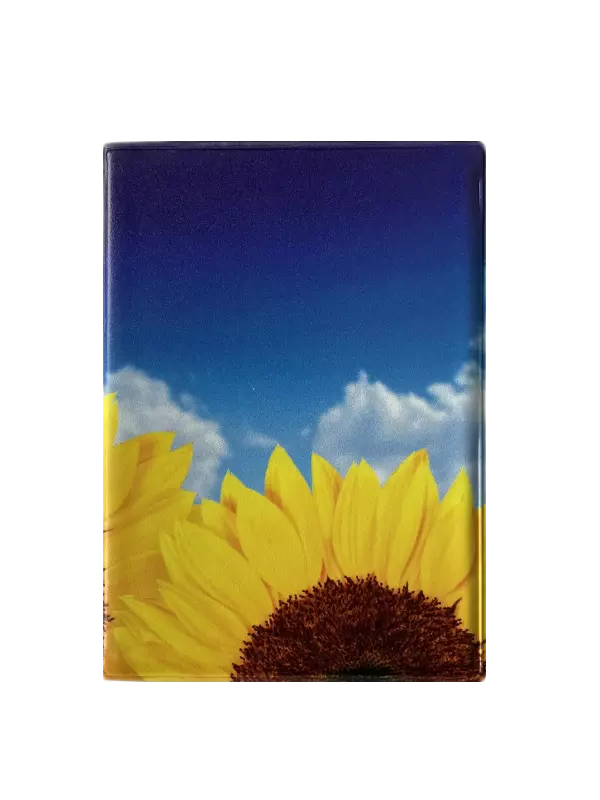 Обложка для паспорта “3 подсолнуха”