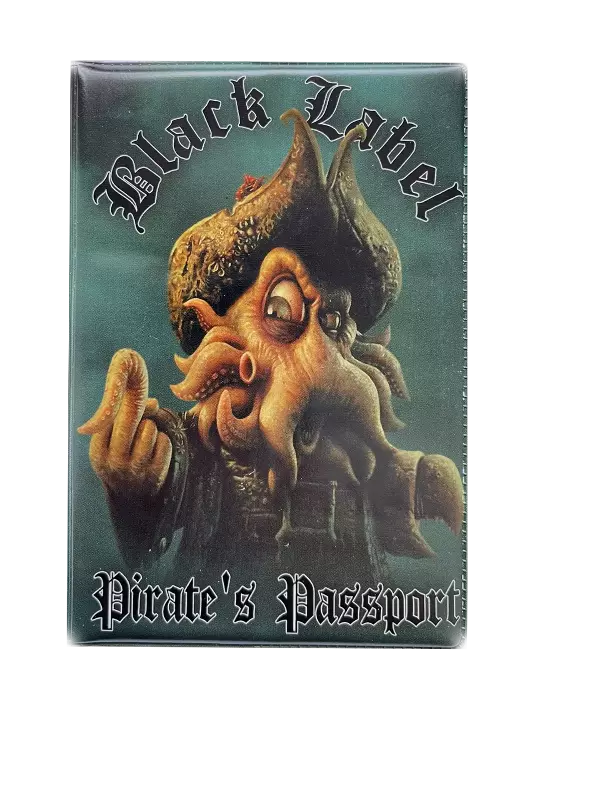 Обложка для паспорта “Чёрная метка”