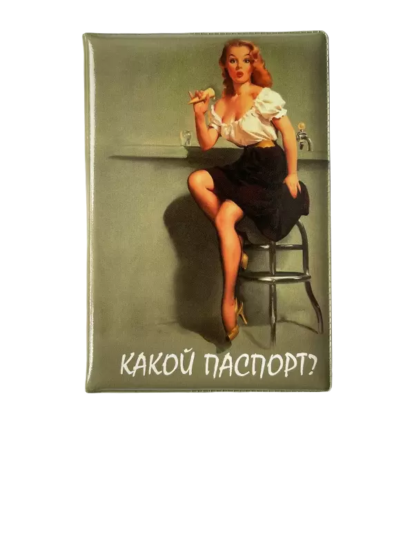 Обложка для паспорта “Какой паспорт?”