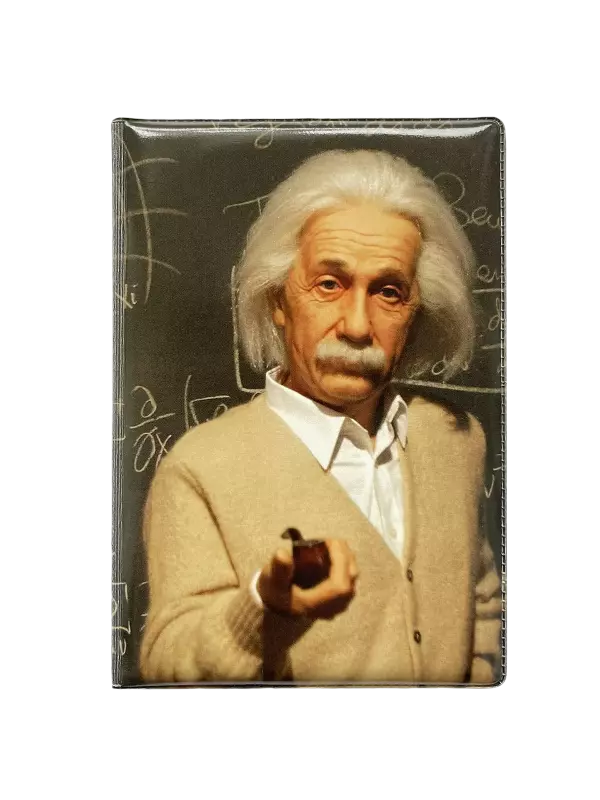 Обложка для паспорта “Эйнштейн”