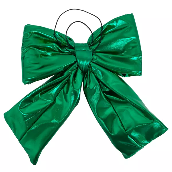 Бант новогодний зеленый, фото 2