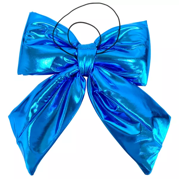 Бант новогодний голубой, фото 2