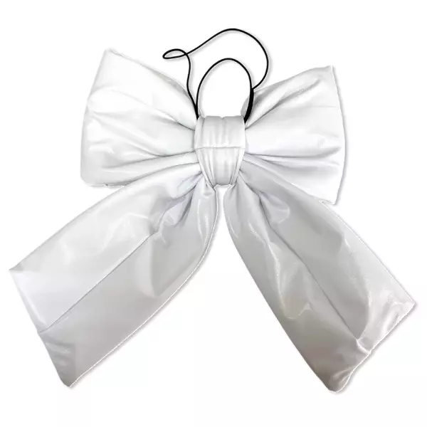 Бант новогодний белый, фото 2