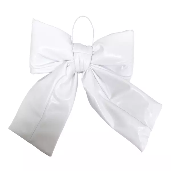 Набор бант белый  большой 1 шт. + белый маленький 5 шт., фото 4
