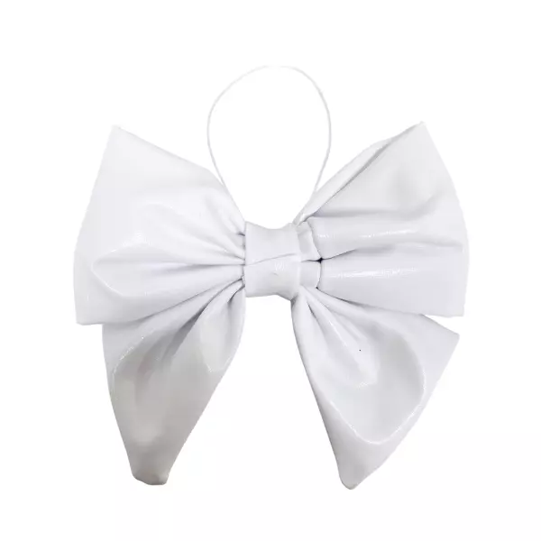 Набор бант белый  большой 1 шт. + белый маленький 5 шт., фото 5