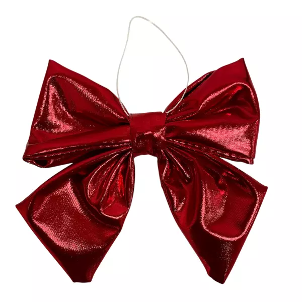 Набор бант красный большой 1 шт. + красный маленький 5 шт., фото 5