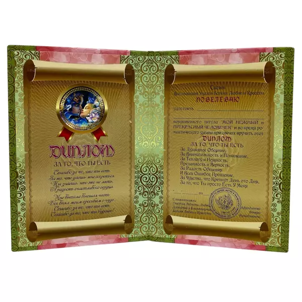 Диплом За то, что ты есть + Медаль За то, что ты есть, фото 3