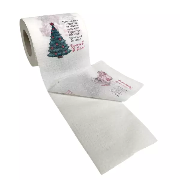 Туалетная бумага "Новогодний лось", фото 8