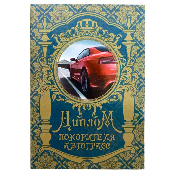 Диплом Покорителя автотрасс + Медаль Водитель АС, фото 2