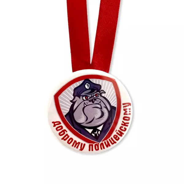 Диплом Доброго полицейского + Медаль Доброму полицейскому, фото 5