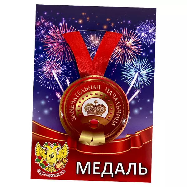 Диплом Выдающейся начальницы + Медаль Замечательная Начальница, фото 6