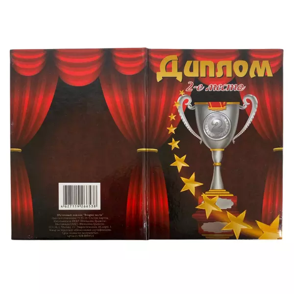 Диплом Второе место + Медаль 2 место, фото 4