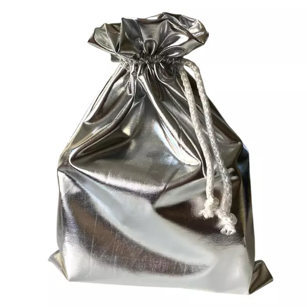 Мешок подарочный (15 пачек) серебряный, фото 2