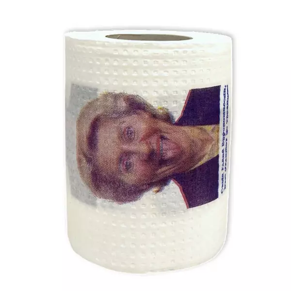 Туалетная бумага "Зеленский, Урсула фон дер Ляйен, Марк Рютте" (подлизы), фото 2