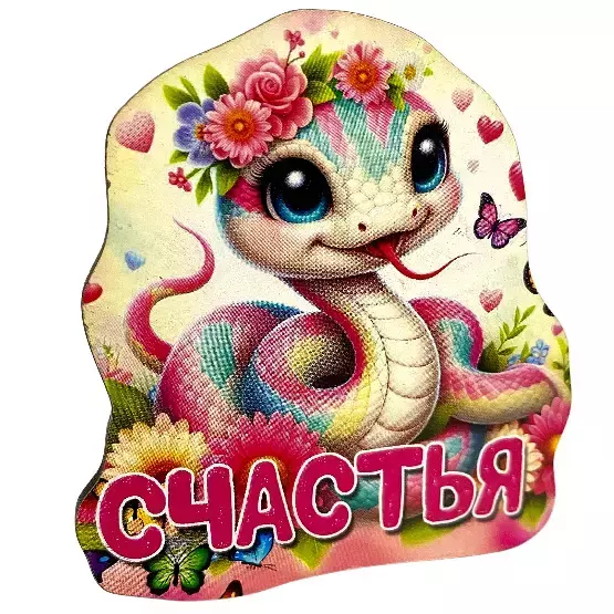 Магнит новогодний  Счастья