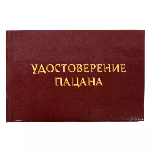 Удостоверение Пацана + Медаль Конкретному чуваку, фото 2