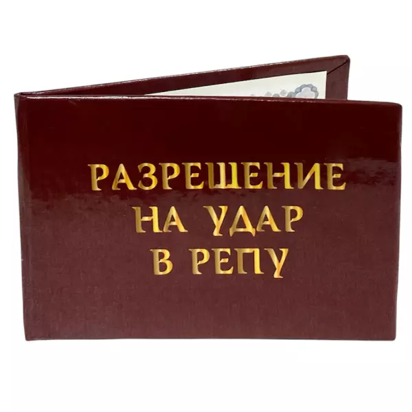 Удостоверение На удар в репу + Медаль Великий  и ужасный, фото 4