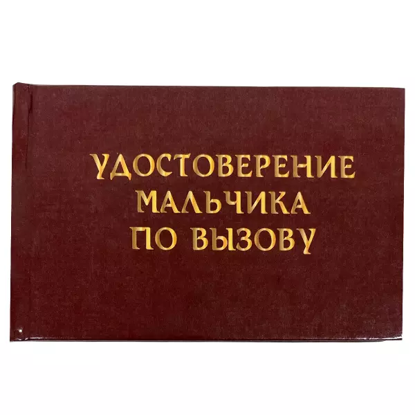 Удостоверение Мальчика по вызову + Медаль Секс академик, фото 2