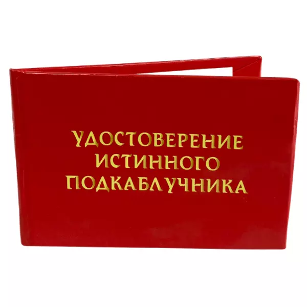 Удостоверение Истинного подкаблучника+ Медаль За верность жене, фото 4