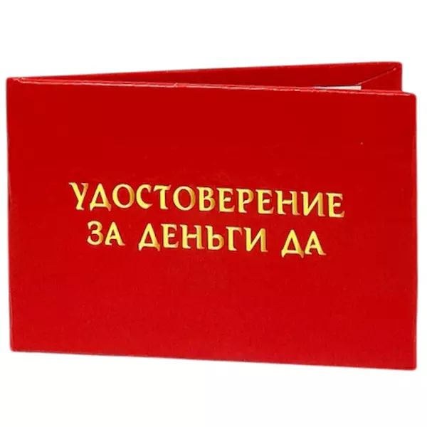 Удостоверение За деньги Да + Медаль Королеве бизнеса, фото 4