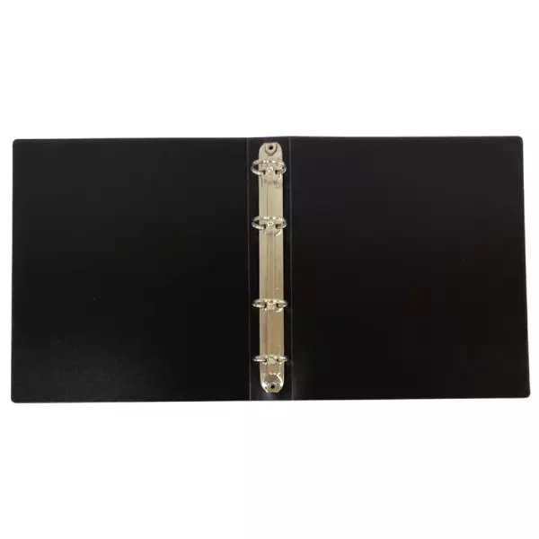 Папка А5 на 4-х кольцах (черная), фото 2