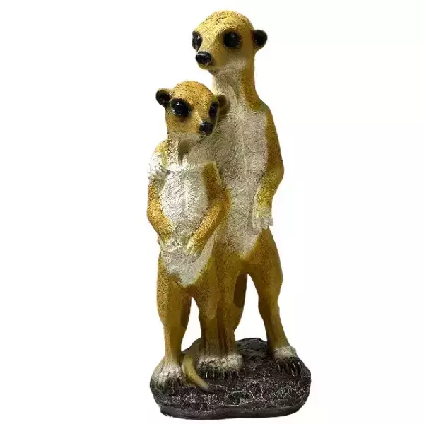 Садовая фигура "Сурикаты парочка"