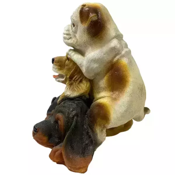 Садовая фигура "Щенки с табличкой WELCOME", фото 2