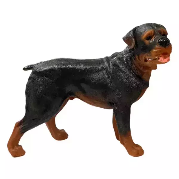 Садовая фигура "Собака Ротвейлер большой стоит"