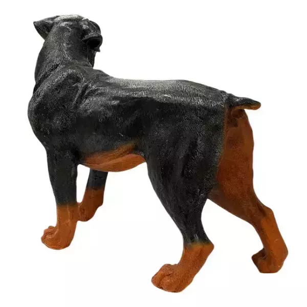 Садовая фигура "Собака Ротвейлер большой стоит", фото 3