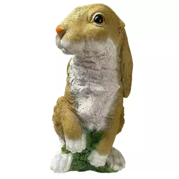Садовая фигура "Заяц большой бежевый", фото 2