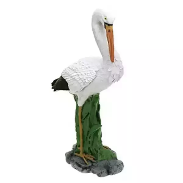 Садовая фигура "Аист малый в камышах"