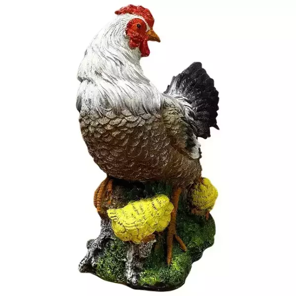 Садовая фигура "Курица с цыплятами", фото 2