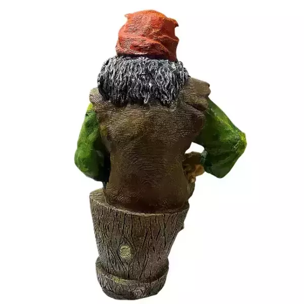 Садовая фигура "Баба Яга с кошкой", фото 3