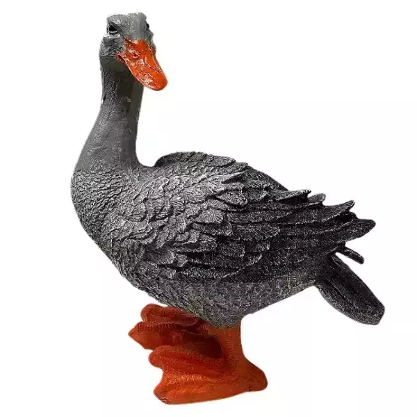 Садовая фигура "Гусь серый "