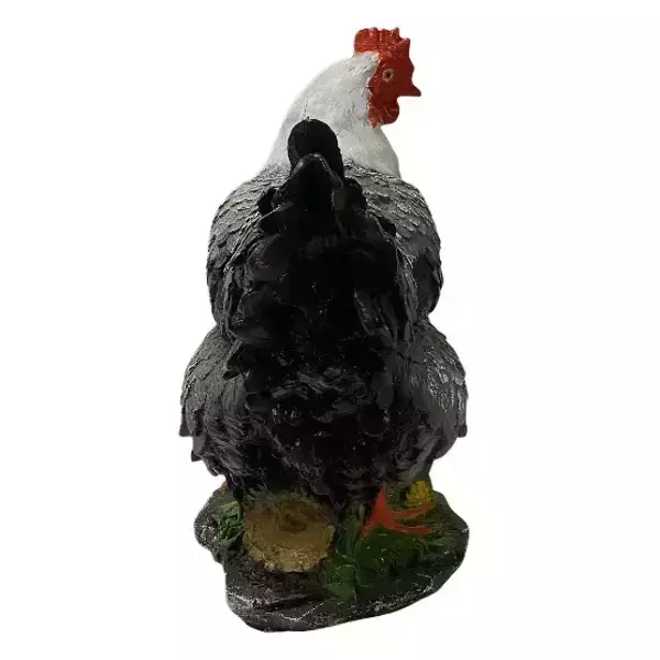 Садовая фигура "Курица кубанская " серая, фото 3