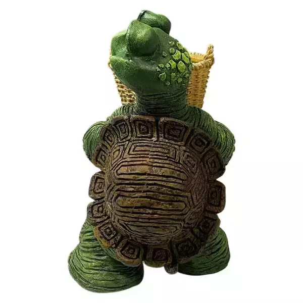 Садовая фигура "Черепаха с корзиной", фото 3