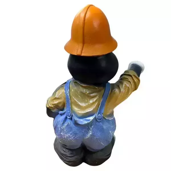 Садовая фигура "Крот с молотком в каске", фото 2