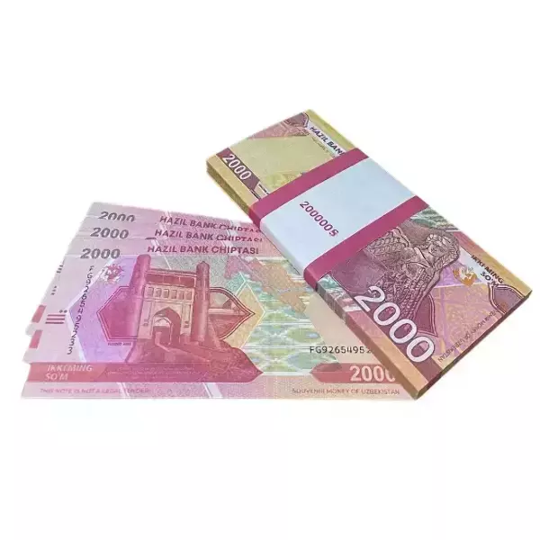 Сувенирные деньги 2 000 сум – 80 банкнот
