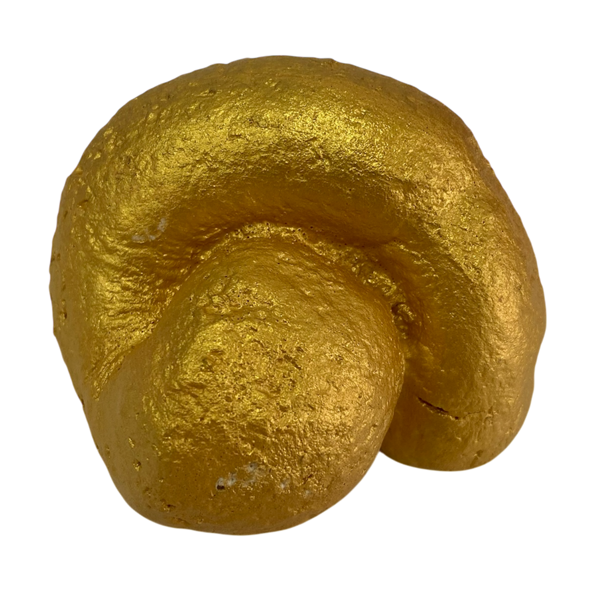 Прикольная какашка золотая боьшой завиток