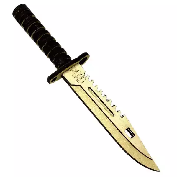 Деревянный Штык нож М9  (не крашенный), фото 1