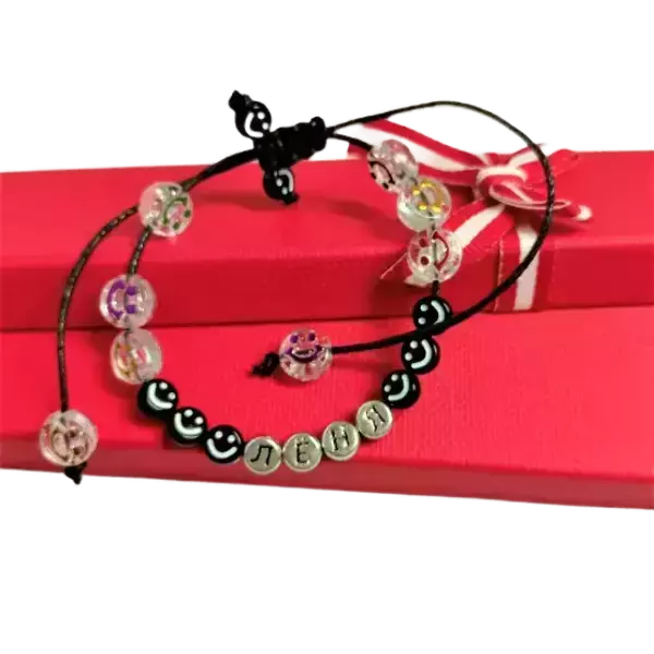 Браслет именной Леня