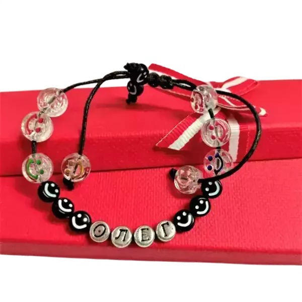 Браслет именной Олег