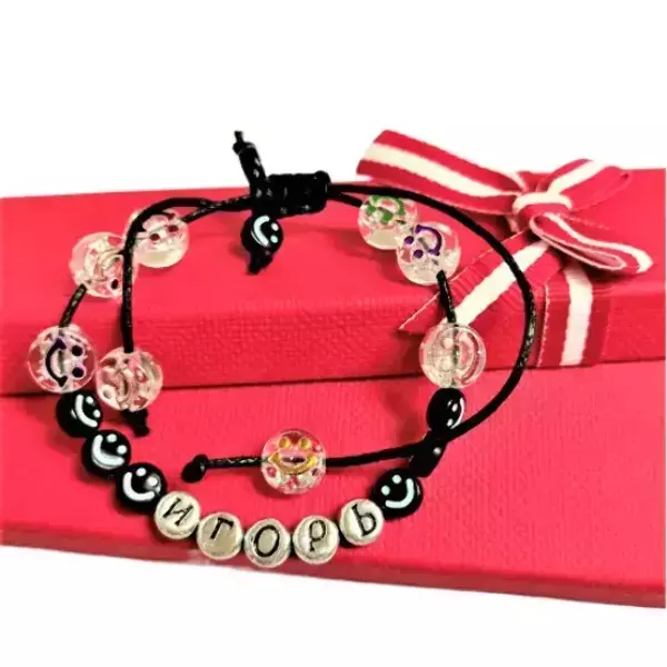 Браслет именной Игорь