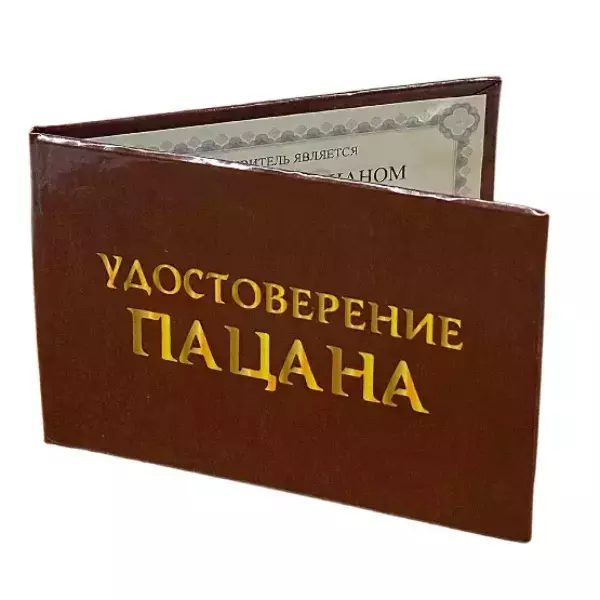 Шуточное удостоверение Пацана, фото 3