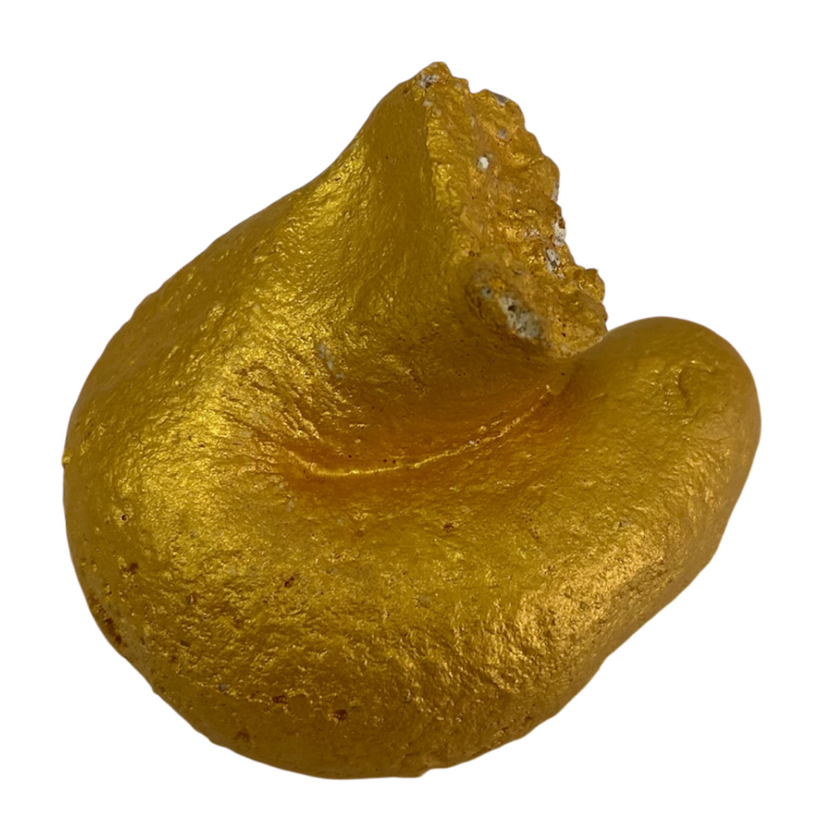 Прикольная какашка золотая маленький завиток, фото 3