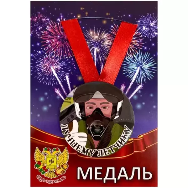Медаль Лучшему летчику (металл)