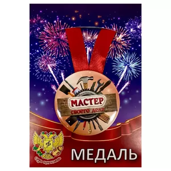 Медаль Мастер своего дела (металл)