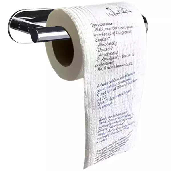 Туалетная бумага “Анекдоты англия”