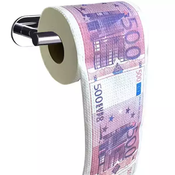 Туалетная бумага “500 евро” Гигант